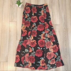 Forever 21 | Floral Print Maxi Skirt